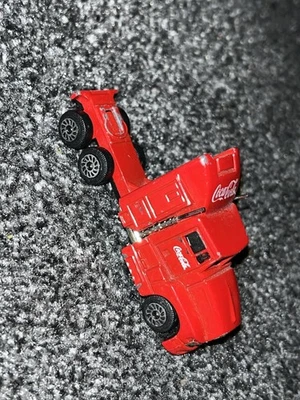 Unbranded Semi Tractor Unit Truck Red Coca Cola Livery Matchbox Sized Lot 2 - Image 1 of 3