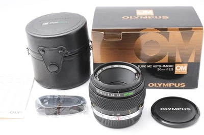 [Near MINT in BOX] Olympus OM-System Zuiko MC Auto-Macro 50mm f3.5 MF Lens JAPAN - Image 1 of 4