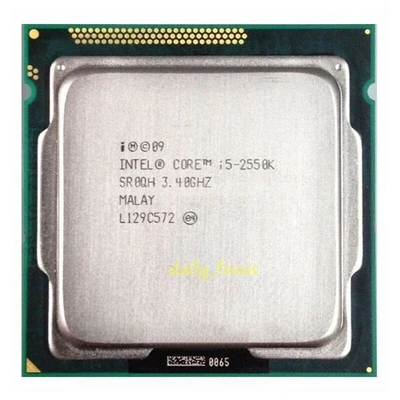 Intel Core i5-2550K 3.4 GHz LGA1155 4cores 4 threads CPU Processor 6 MB - Image 1 of 4