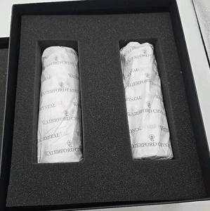 Pair (2) Waterford Lismore Encore Candlestick Holders New In Box (UT) - Bild 1 von 5