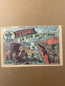 Supplément de Zorro n° 65 (1951) - La fin du tyran - Éditions SNPI - BE - Picture 1 of 1