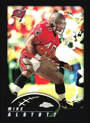 2002 Topps Chrome MIKE ALSTOTT Black Refractor /599 #28 - Image 1 of 2