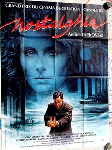 Nostalgia 1983•dirigido por Tarkovsky•Póster original de la película francesa 47x63 raro O/P - Imagen 1 de 1
