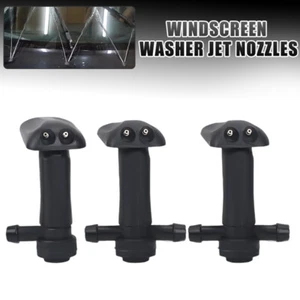 Set of 3 Black Washer Jet Nozzles Fits For Saab 93 93X 200311 12778850 12778849 - Picture 1 of 10