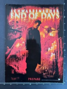 END OF DAYS - ARNOLD SCHWARTZENEGGER 12x8'  Magazine Movie Advert M123 - Imagen 1 de 1
