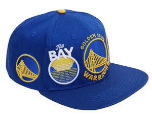 SOMBRERO SNAPBACK DORADO STATE WARRIORS CITY DOBLE LOGOTIPO DELANTERO Pro estándar - Imagen 1 de 5