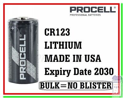 Batteria Cr123a 3v Litio Cr123 Procell 123 5018LC 6205 Cr17345 Scegli Quantità • 1.05€