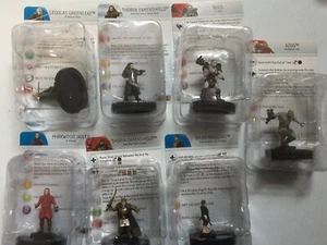 Heroclix Lord of the rings and Hobbit lot 7 miniatures and Cards - Picture 1 of 4