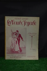 ANCIENNE PARTITION POUR PIANO LA VEUVE JOYEUSE FRANZ LEHAR - Imagen 1 de 1