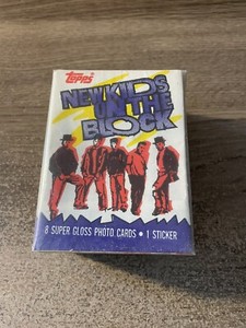 1989 Topps New Kids on the Block Trading Card Set of 88 + 11 sticker set.