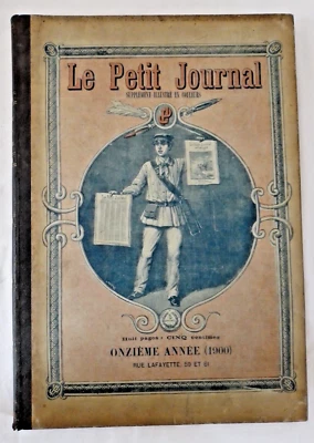 Le Petit Journal Supplément Illustré en couleurs : Année 1900 reliure Exposition - Photo 1/4