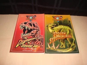 PaleoJoe's Dinosaur Detective Club Series 1-2 Chapter Book Lot Homeschool Allen - Picture 1 of 3