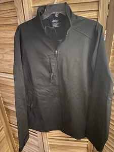 Chaqueta Pullover Negra Ligera CHARLES RIVER Para Hombre Talla L Bolsillos con Cremallera Completa - Imagen 1 de 5