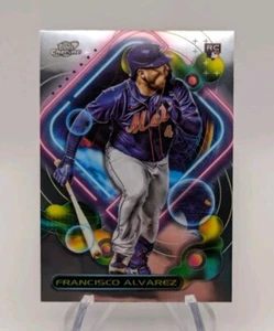 Francisco Alvarez 2023 Topps Cosmic Chrome Baseball Rookie Card RC #179 Mets - Picture 1 of 2