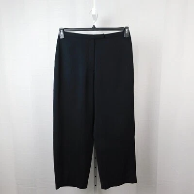 Pantalones de vestir para mujer Eddie Bauer forrados de pierna ancha - 14, negros #697 Foto 1 de 4