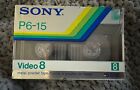 Sony Video 8 Cassette Tape P6-15 Metal Video 8 metal powder NEW Sealed