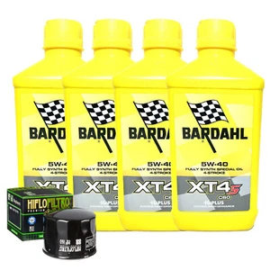 Kit Tagliando Olio Bardahl XT4S 5W40 + Filtro Per BMW R1250 GS Adventure 2019 - Foto 1 di 7