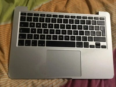 Apple Per Macbook Pro Retina 13” A1502 2678 Tastiera Touchpad Chassis Argento B - Immagine 1 di 4