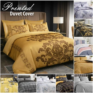 Duvet Cover Set Single Double King Size Reversible Quilt Cover Bedding Set - Picture 1 of 247