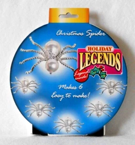 #10350 COUSIN CORP "CHRISTMAS SPIDER" KIT DE ADORNOS NAVIDEÑOS CON CUENTAS - ¡NUEVO EN PAQUETE! - Imagen 1 de 2