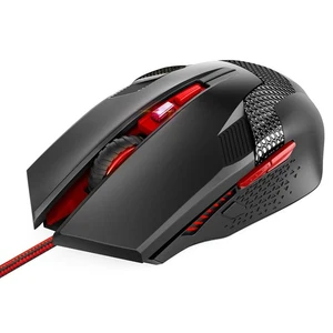 Wired Gaming Mouse, 8000 DPI Adjustable Optical Sensor USB Computer Mouse, 6 ... - Picture 1 of 8