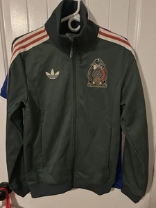 ADIDAS Originals MEXICO Beckenbauer Men's Track Top in Green Size S Small - Picture 1 of 4