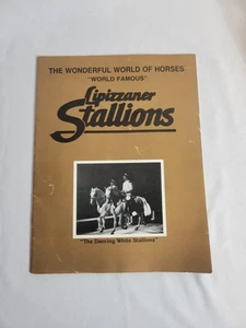 Programa de folleto de sementales lippizaner de fama mundial El maravilloso mundo de los caballos - Imagen 1 de 3