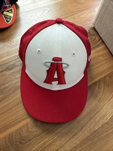Men's New Era Red Los Angeles Angels 2022 City Connect Low Profile 59FIFTY 7 1/4 - Picture 1 of 4