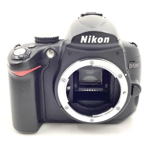 Nikon D5000 DSLR Camera Body Black Tested Shutter 7224 Used - Picture 1 of 6
