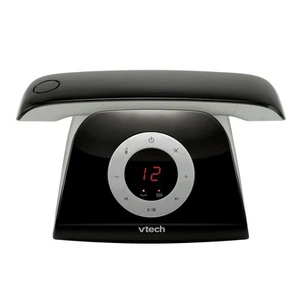 Teléfono inalámbrico VTech LS1350 Retro DECT - negro, diseño moderno - Imagen 1 de 12