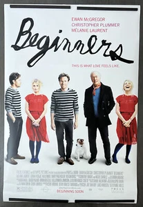 2011 BEGINNERS Original ADVANCE Film Poster, 27x40 D/S, MILLS, MCGREGOR, PLUMMER - Picture 1 of 6