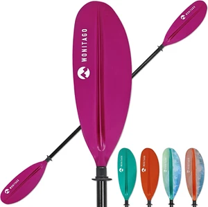 Kayak Paddle Premium Carbon Fiber Paddle with Reinforced PP + Fiberglass Blade, - Picture 1 of 12