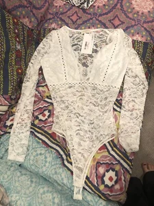 Nanamacs Body weiß Spitze Größe M - Bild 1 von 1