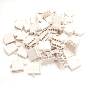 Lot of 100 Molex 0019092047 3191-4P-201 Connector Housing Plug, 4-Pos, 6.71mm - Picture 1 of 4