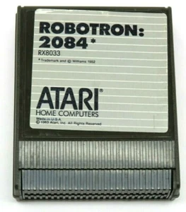 ROBOTRON: 2084 (Atari 400/800/XL/XE, 1983) By Atari (Cartridge only) NTSC #1 - Picture 1 of 7