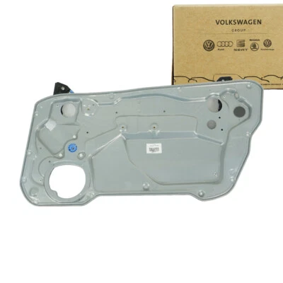 Original Seat Ibiza 3L Grundplatte Fensterheber 6L3837756AA vorne rechts  - Bild 1 von 4