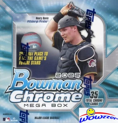 2022 Bowman Chrome Baseball Sealed MEGA Box! Cal Raleigh/Bobby Witt RC Year!