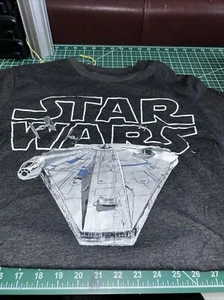 Star Wars Millennium Falcon T-Shirt anthrazit grau Large - Bild 1 von 3