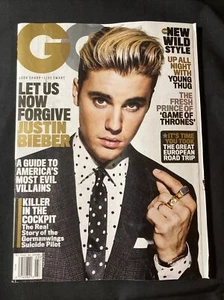 GQ Magazine~Justin Bieber~NEW~March 2016~No Label - Foto 1 di 2