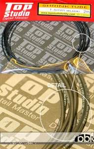 SHRINK TUBE 1.6mm (2m length) with OVERPRINT DETAIL f TAMIYA HIRO DOYUSHA PROTAR - Imagen 1 de 1