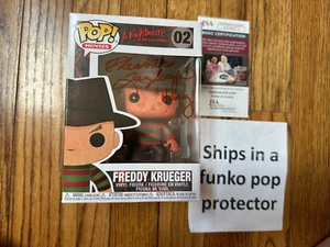 Funko Pop Nightmare Elm Street Freddy Kreuger 02 Signed Heather Langenkamp JSA - Picture 1 of 7
