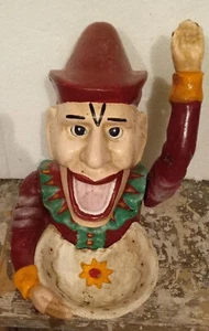 Clown Cast Iron Mechanical Nutcracker Dish - Picture 1 of 4