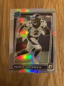 Patrick Surtain II SILVER HOLO Rated Rookie 2021 Donruss Optic #244 BRONCOS NFL - Bild 1 von 2