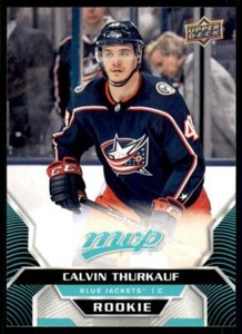 2020-21 UD MVP Base Rookie SP #239 Calvin Thurkauf RC - Columbus Blue Jackets