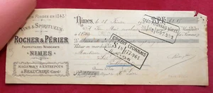 BRIOUDE - NIMES : VIDAL - ROCHER & PERRIER : 2 Mandats 1901 ! - Picture 1 of 2