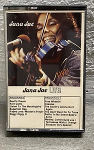 Jana Jae Live! (Lark Records, 1981) CLRS-811 Bluegrass Live Cassette - Imagen 1 de 3