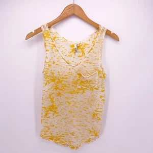BB Dakota Women's XS Orange Sleeveless Sheer Slub Top w/ Pocket D7 - Picture 1 of 5