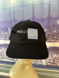 Vintage Head Shots Hollywood Squares Baseball Hat KC Caps TV Game Show Y2K Black - Picture 1 of 8