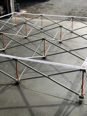 Screen Projector Presentation Frame 88”x88” Collapsible Wall - Image 1 of 4