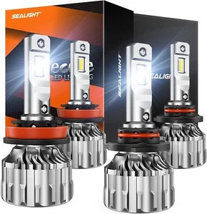SEALIGHT H8/H9/H11 9005/HB3 Drving Bulb Combo - Picture 1 of 6